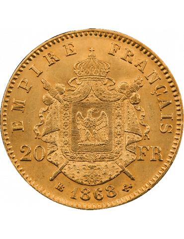 Pièce en or de 20 Francs...